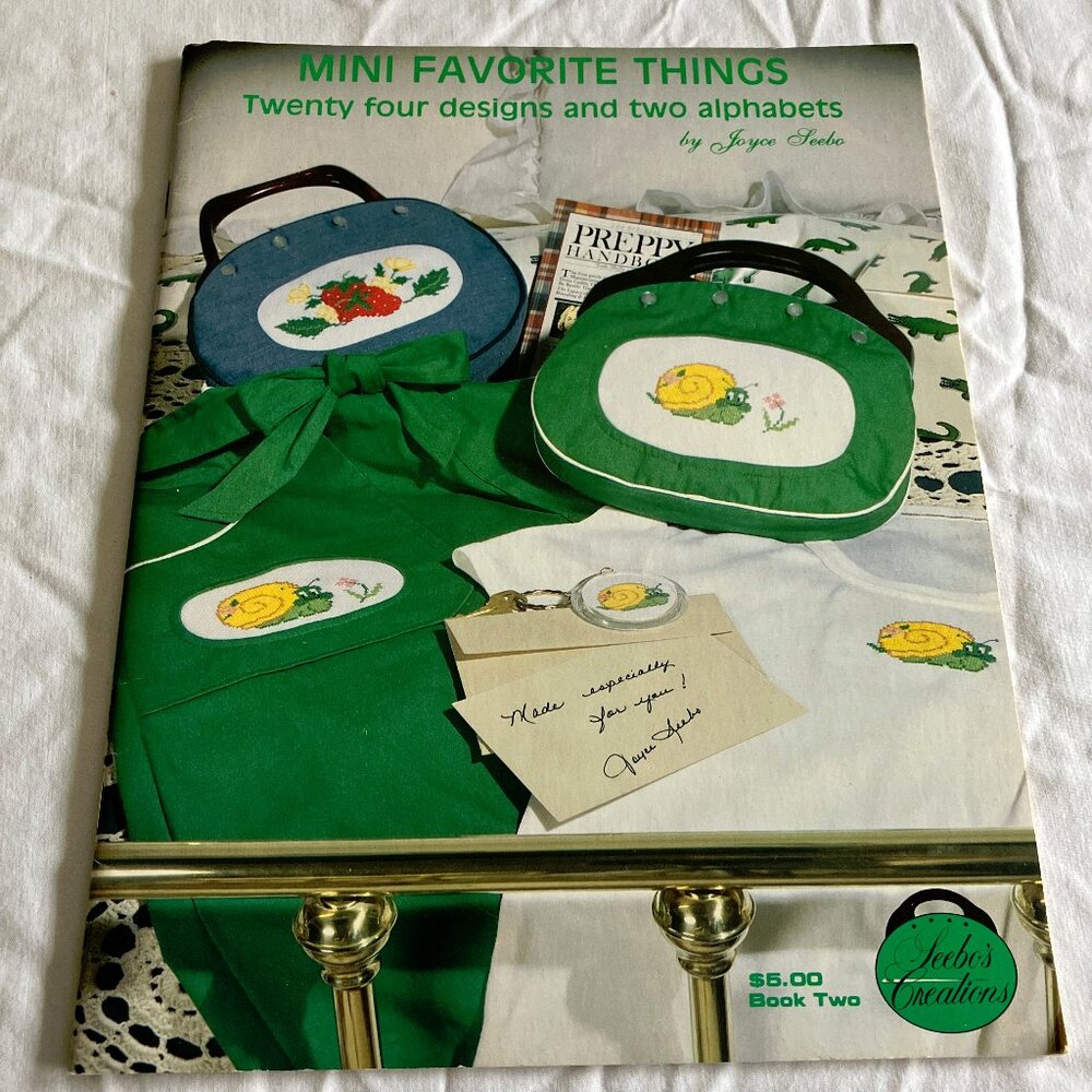 Mini favorite things twenty four designs and two alphabets counted cross stitch